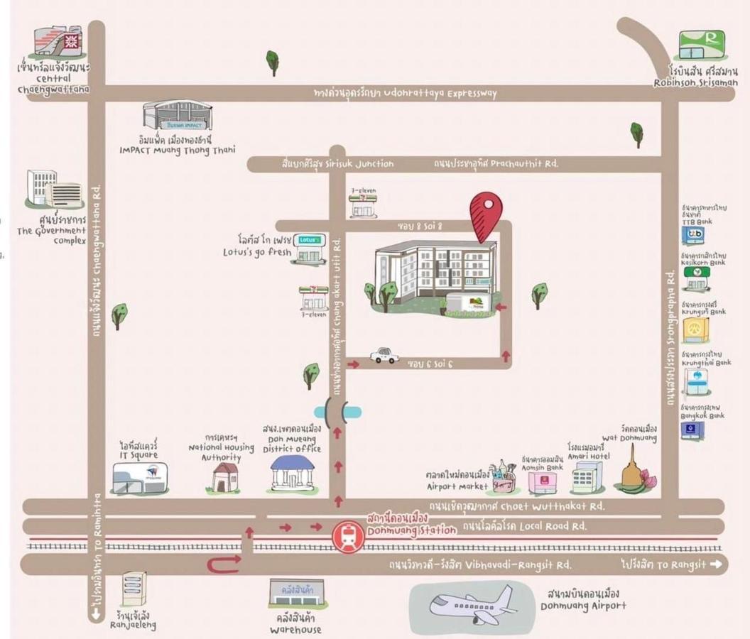 The Prima Residence - Sha Certificate Bangkok Eksteriør bilde